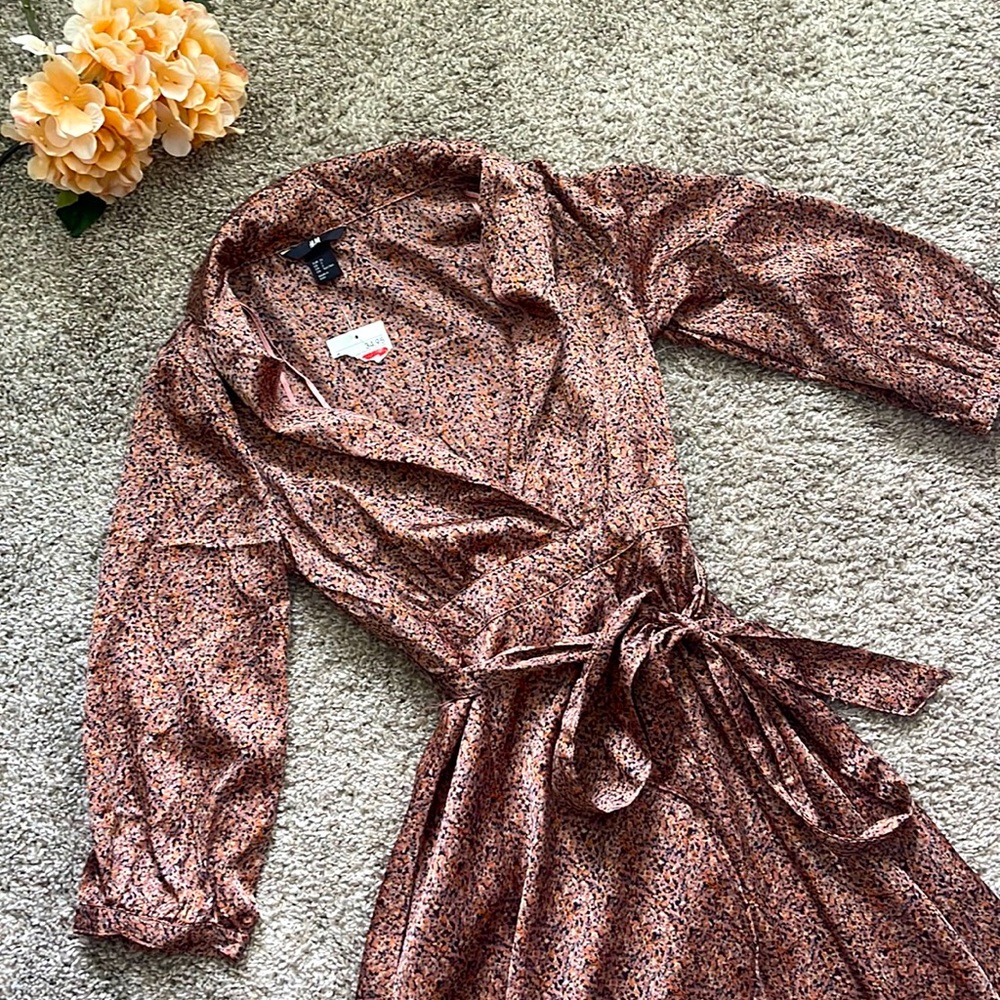 H&M NWT Collared Midi Dress